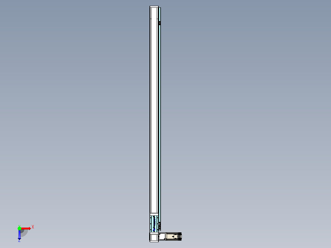 欧规系列-LB6A-L130-S1500-BL-ZP40-C3俯视图
