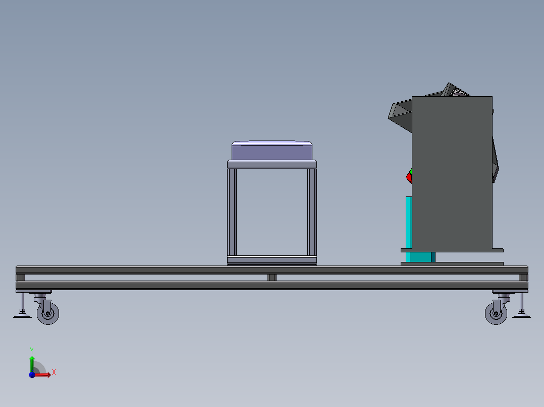 保险杠切割机前视图