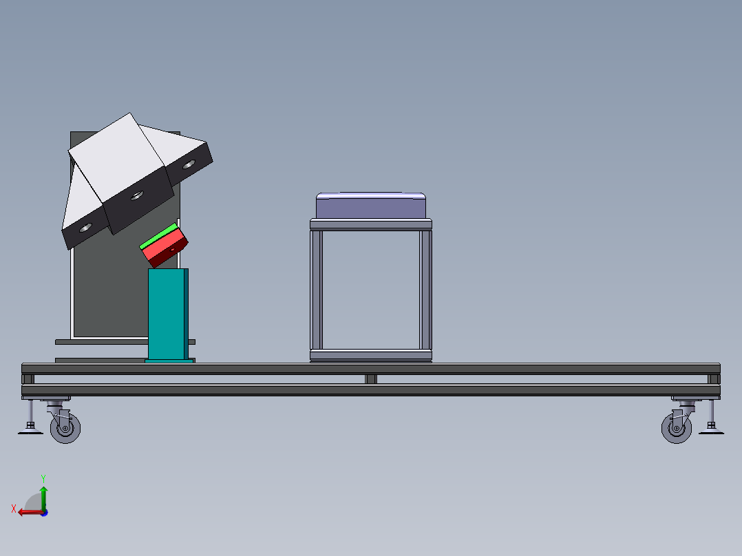 保险杠切割机后视图