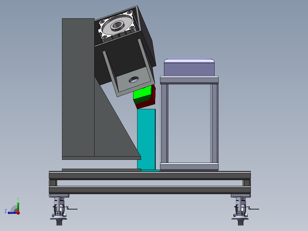 保险杠切割机右视图