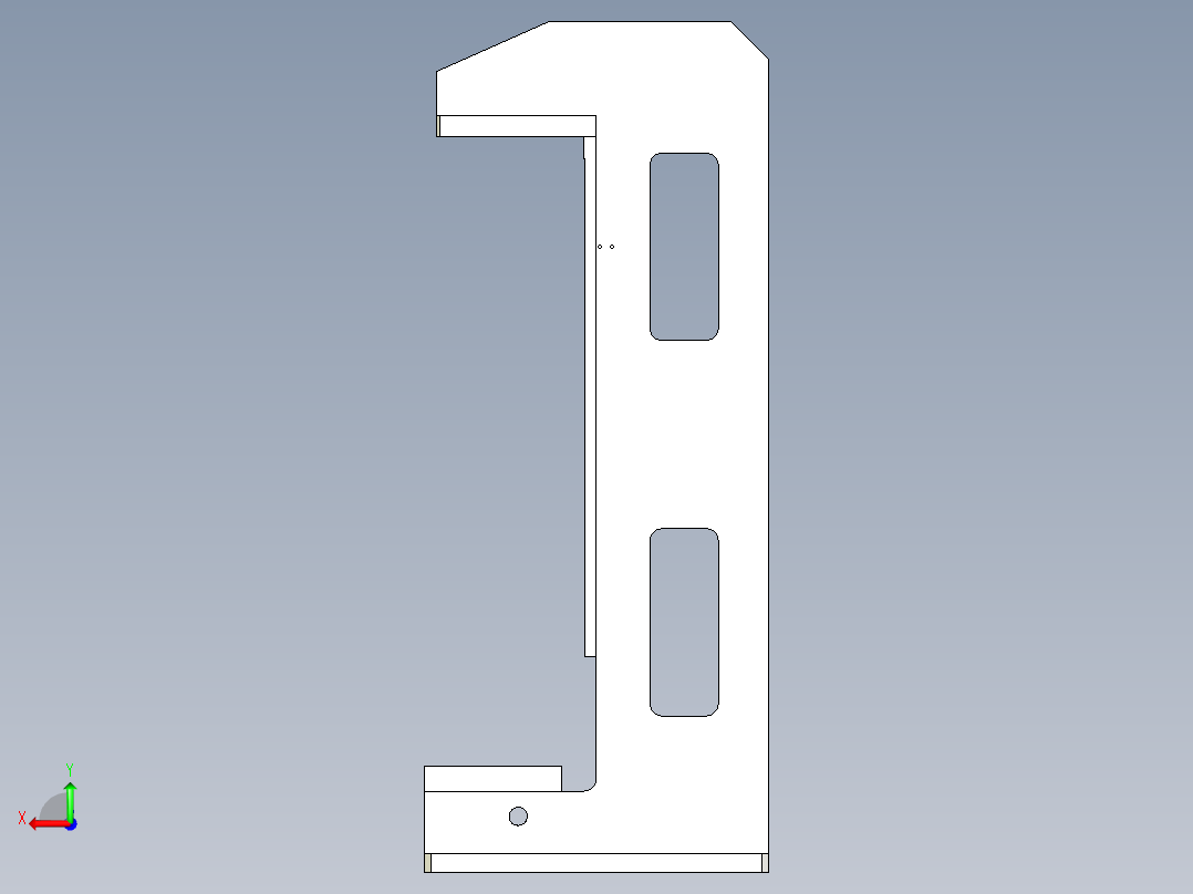 隔离盖压机后视图