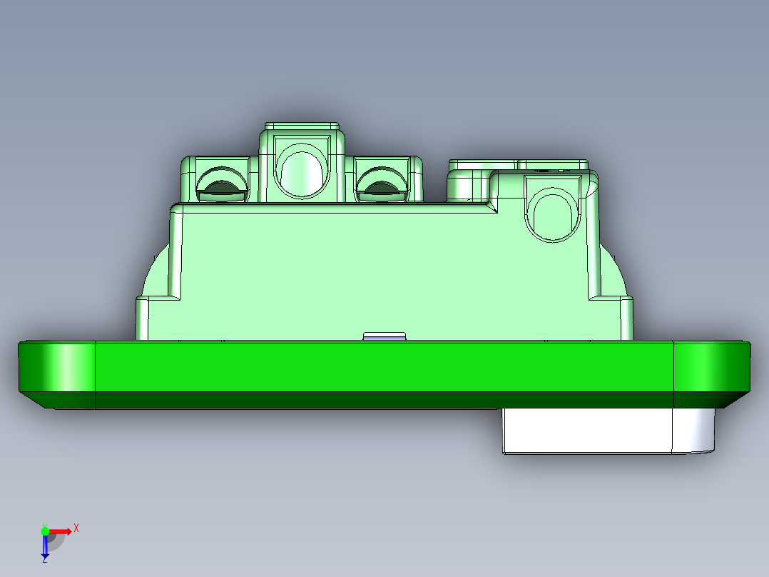 飞利浦-三孔一开 STP俯视图