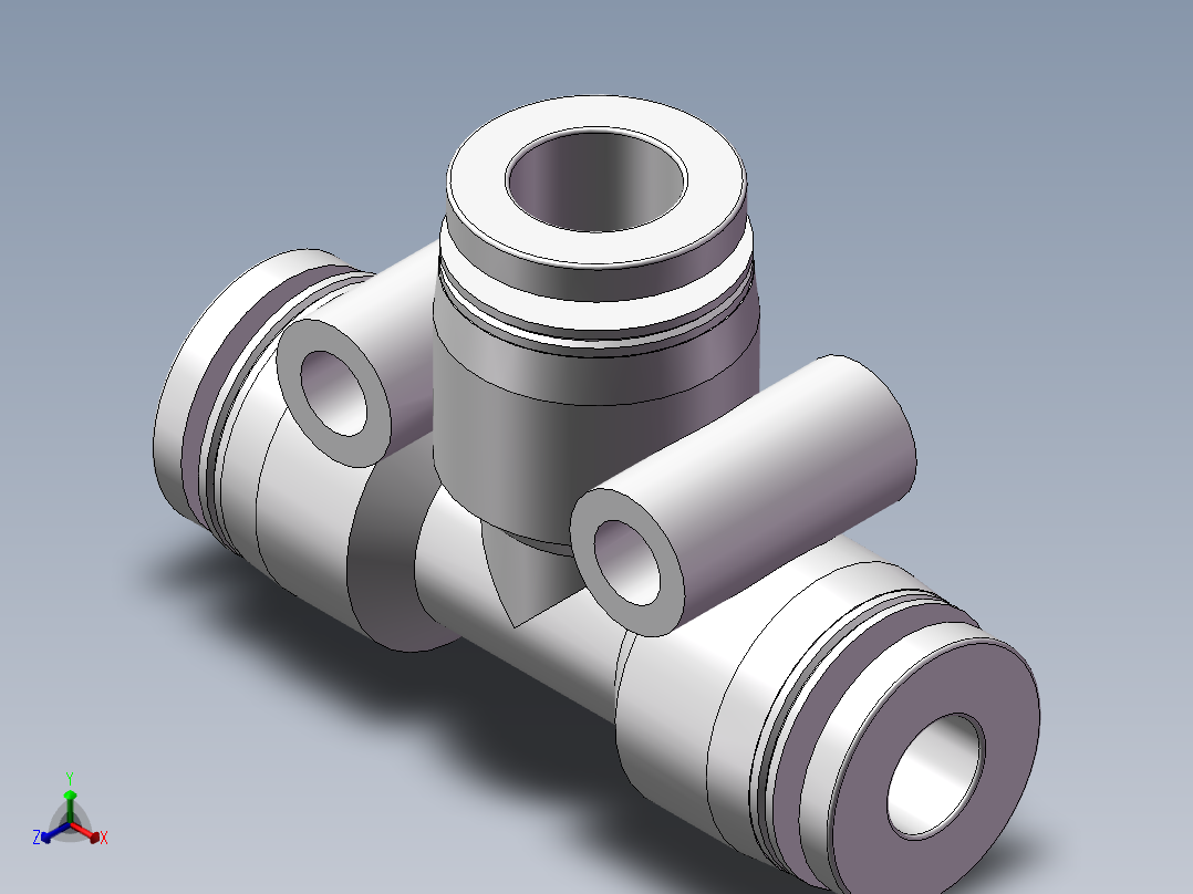 气动接头-T型三通APEW8-6（8变6）
