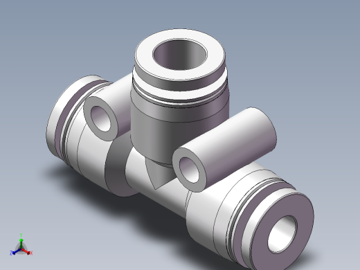 气动接头-T型三通APEW8-6（8变6）