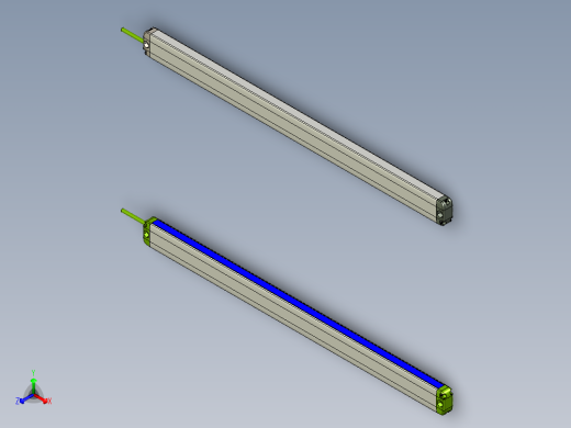 安全_区域传感器H2TLS1040_3D正等轴测缩略图