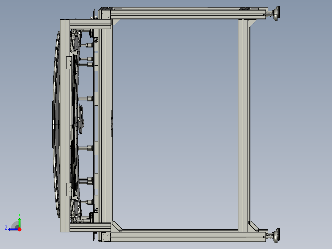 OP160布朗汽车天窗生产线右视图
