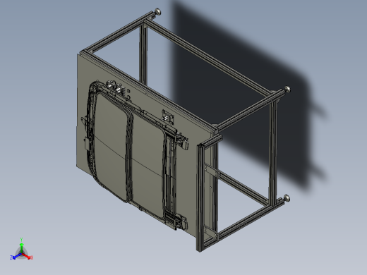 OP160布朗汽车天窗生产线正等轴测缩略图