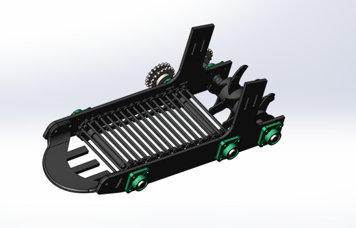 一种用于大葱收获的挖掘装置三维sw模型缩略图