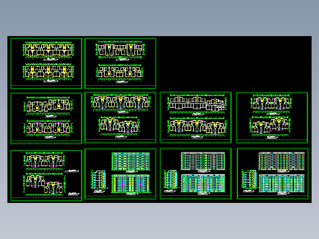 住宅标准层建筑图