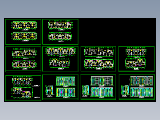 住宅标准层建筑图