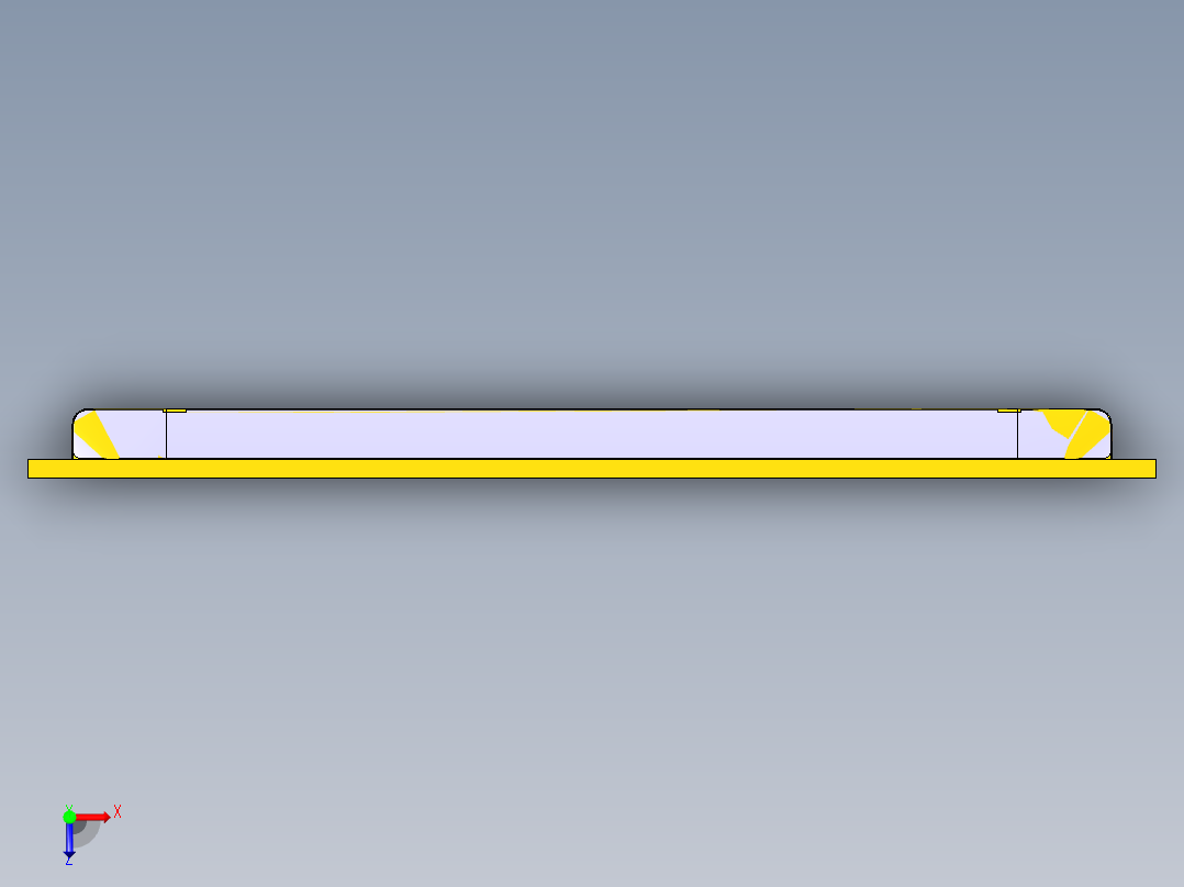 CAJ00-笔记本CNC工装夹具三维模型CNC2俯视图