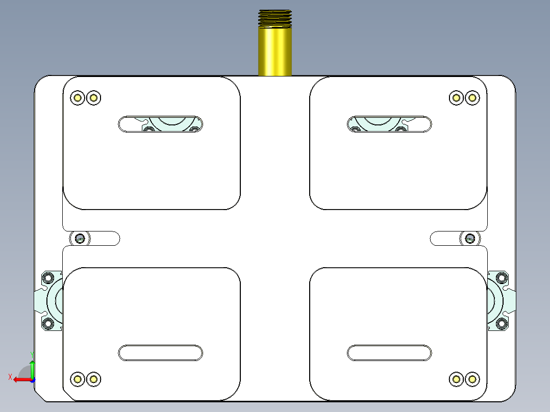 HAZEL-C-笔记本CNC工装夹具三维模型CNC7-0613后视图