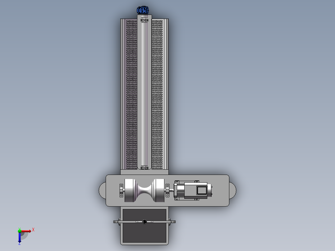 管材切割机sw18俯视图
