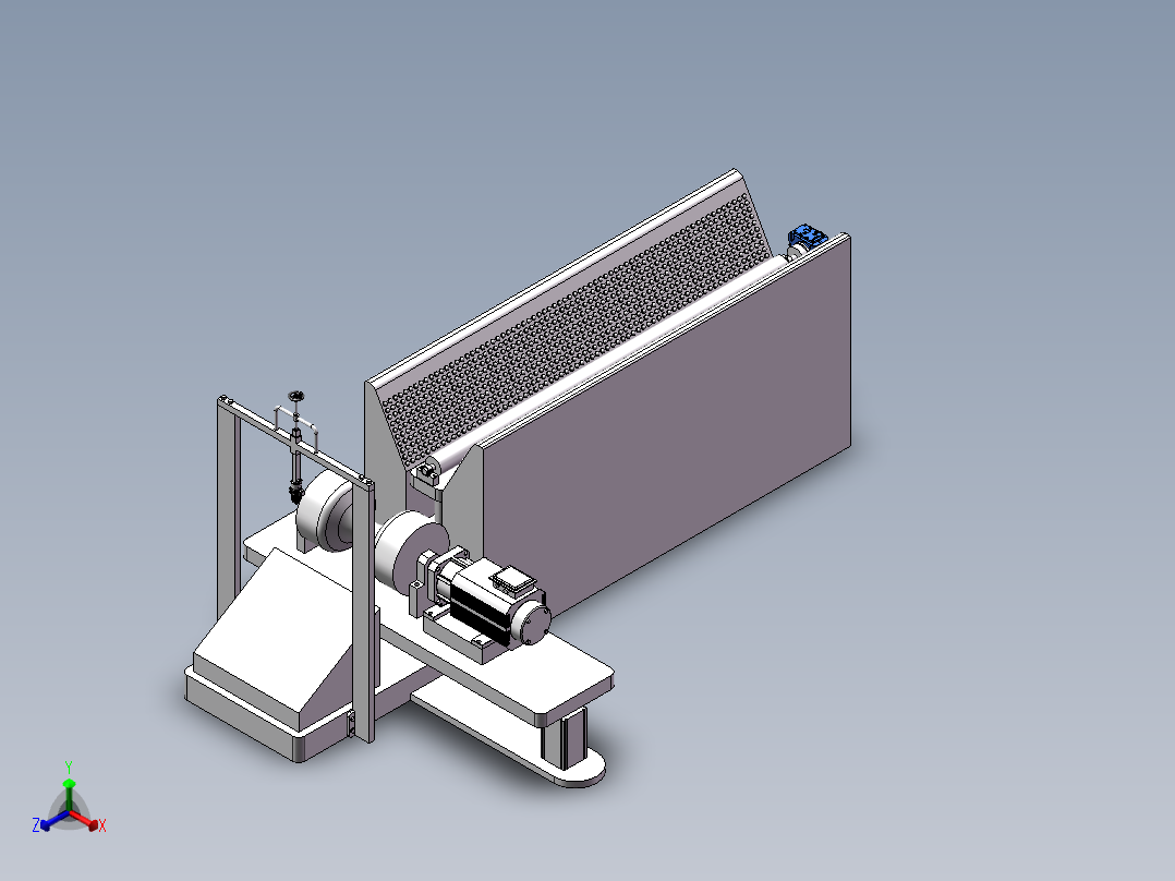 管材切割机sw18正等轴测图