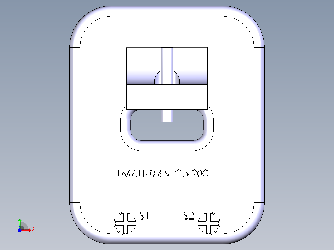德力西电气 LMZJ1-0.66 C5-200前视图