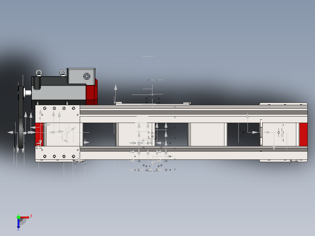 SW格式6140数控车床3D模型图纸 Solidworks设计俯视图