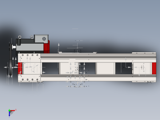 SW格式6140数控车床3D模型图纸 Solidworks设计俯视缩略图