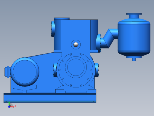 泵、水泵、X-100B旋片真空泵(上海高鹏)前视缩略图