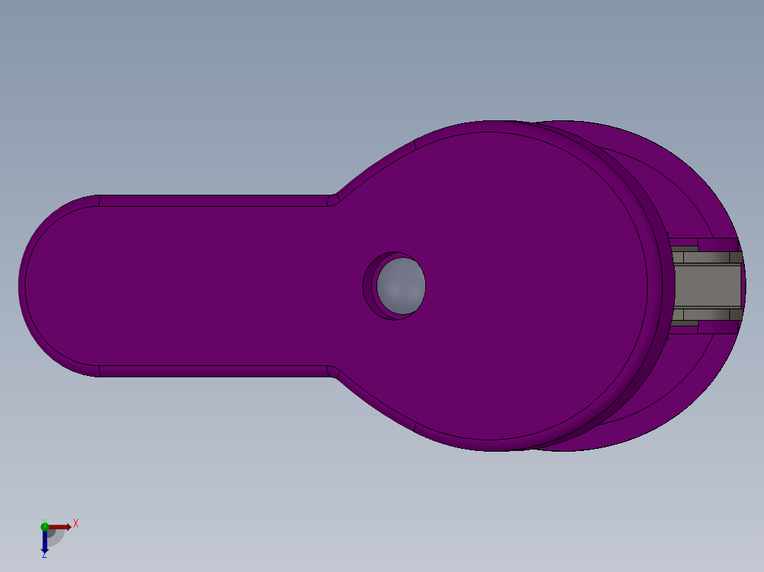 订书机(13)俯视图
