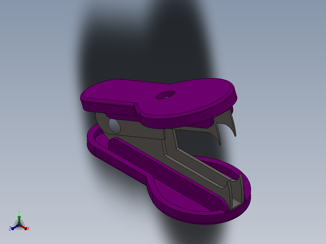订书机(13)正等轴测图