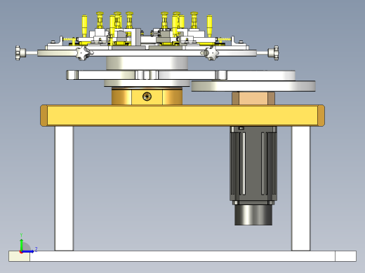 汽车零部件定位工装左视缩略图