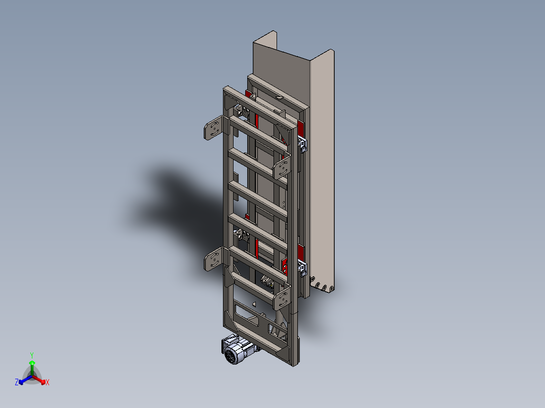 A3003890-废料振动器正等轴测图
