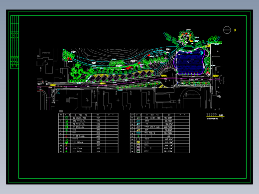 党校路绿化建筑图