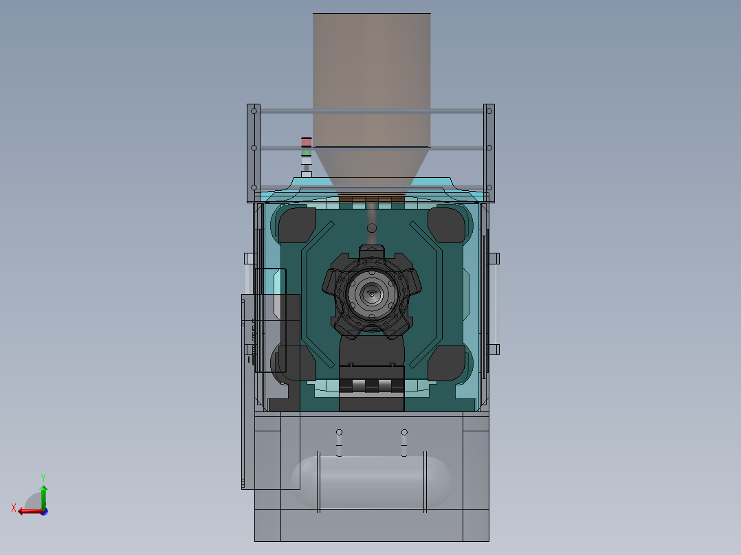 注塑模具、模具后视图