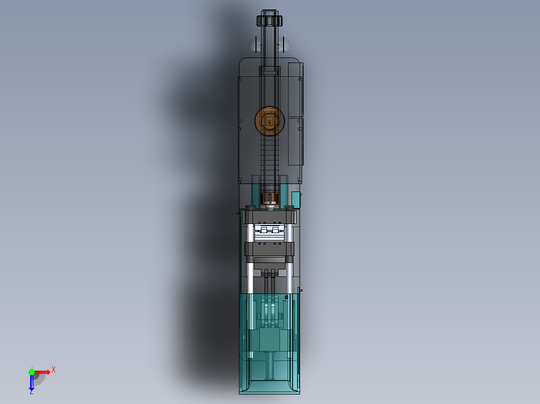 注塑模具、模具俯视图