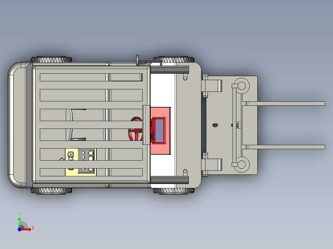 B2004853-叉车设计前视图
