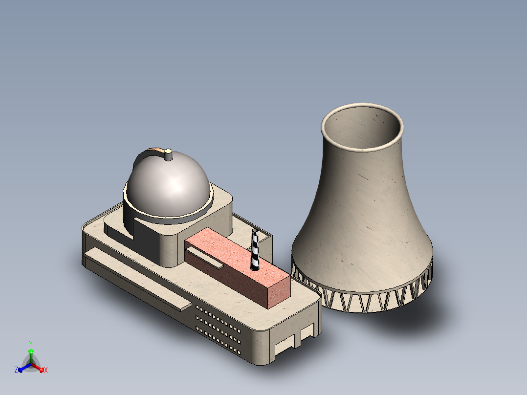 房子、建筑(177)正等轴测图