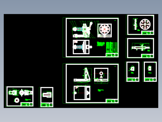 活塞组件的铣夹具设计CAD图