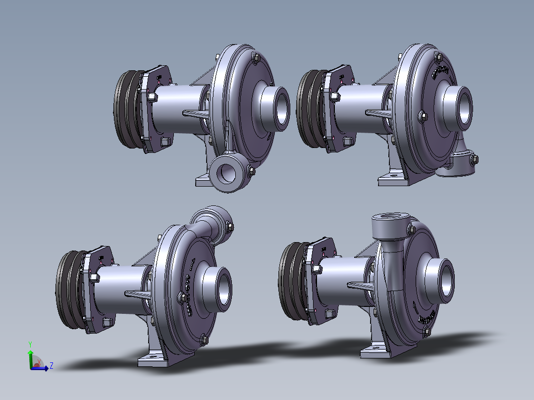 4款FMC-650-MAG-D磁力离合器驱动离心泵模型