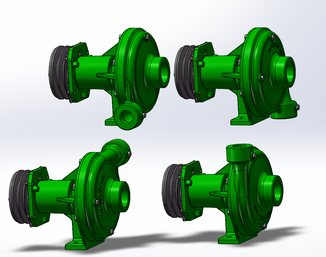 4款FMC-650-MAG-D磁力离合器驱动离心泵模型