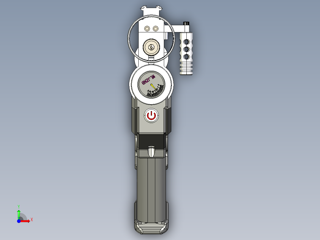 中握中拉电磁击锤pcp前视图