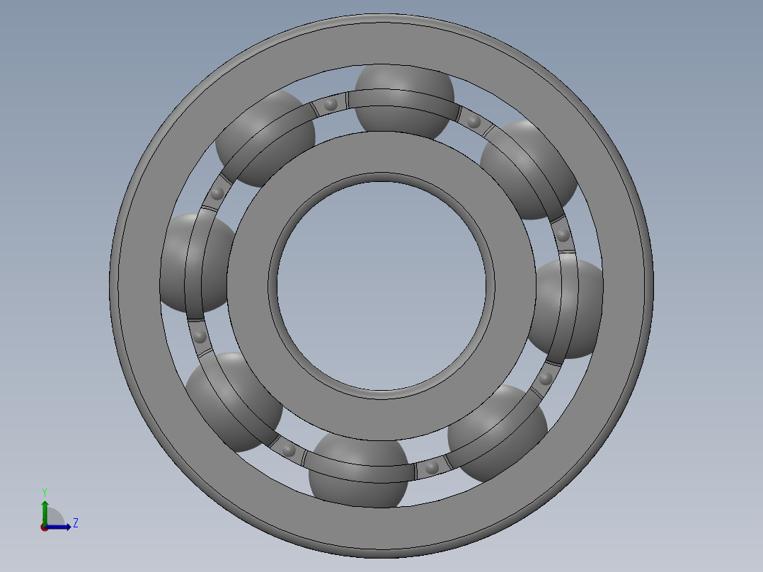 A0003904-滚珠轴承左视图