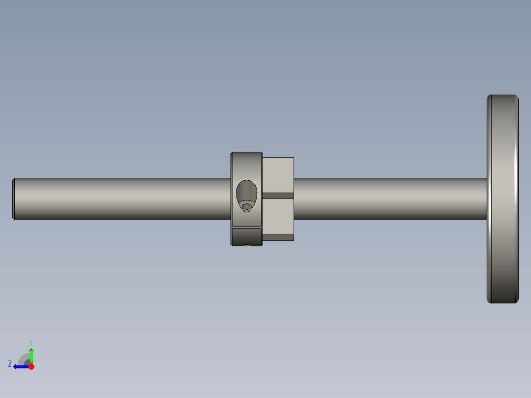 YBD0008隔膜定位组件右视图