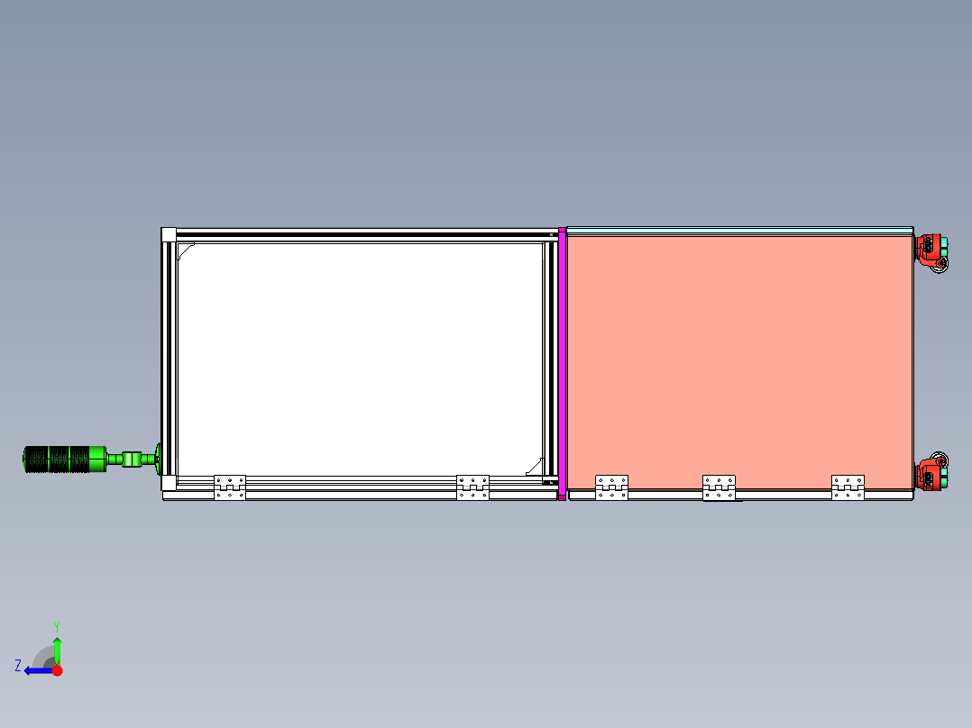 钮子开关耐久试验机右视图
