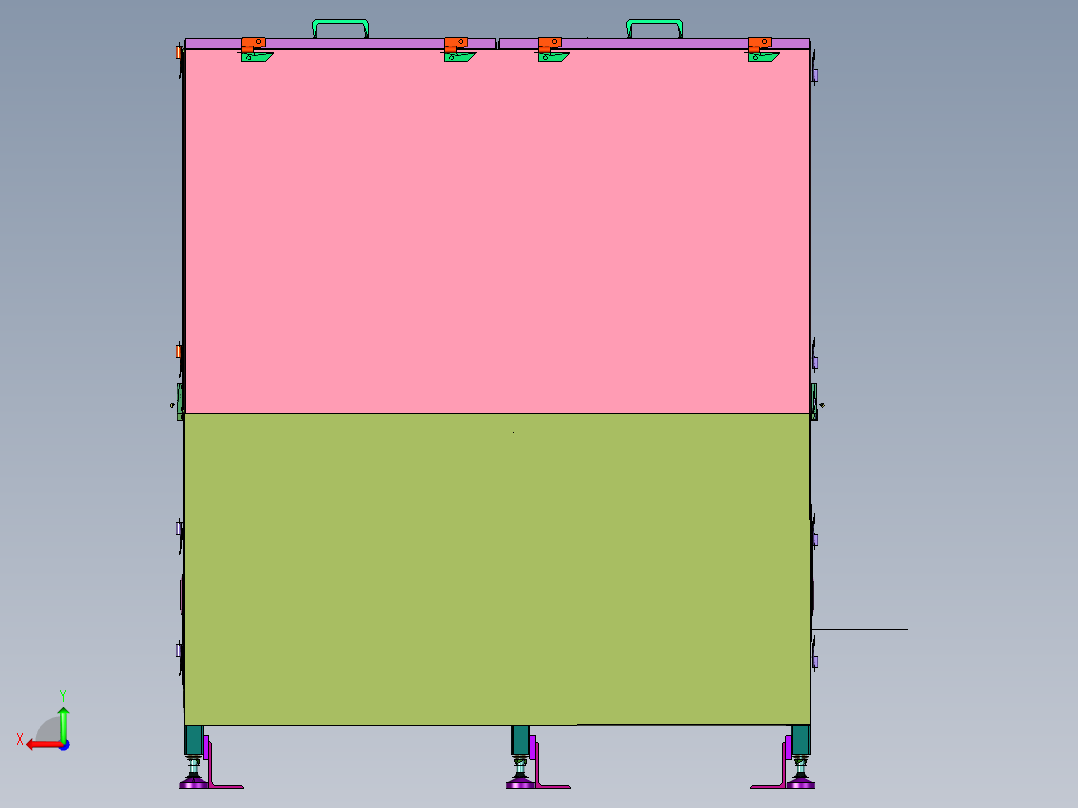 防尘式五金打磨机后视图
