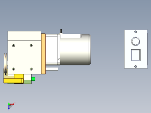 半自动冲子研磨机头俯视缩略图