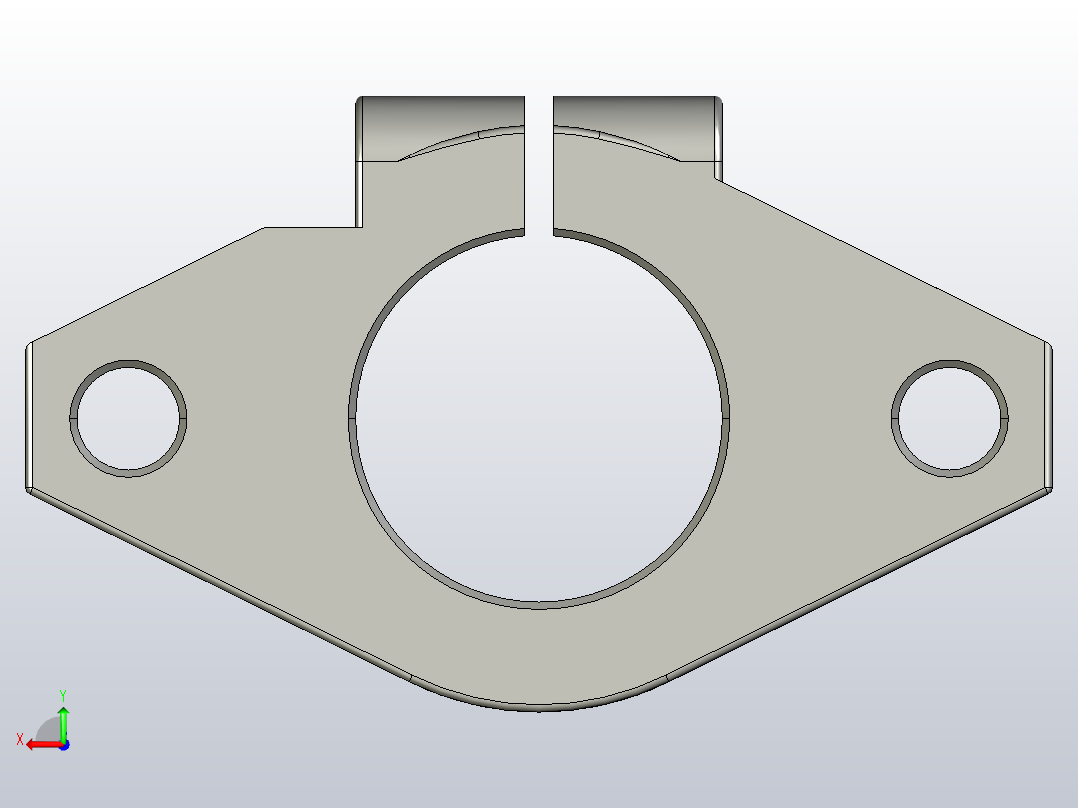轴支撑SHF(不同尺寸)后视图