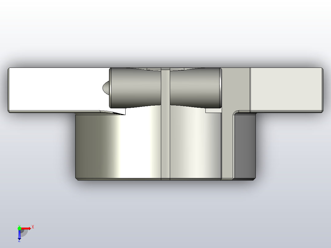 轴支撑SHF(不同尺寸)俯视图