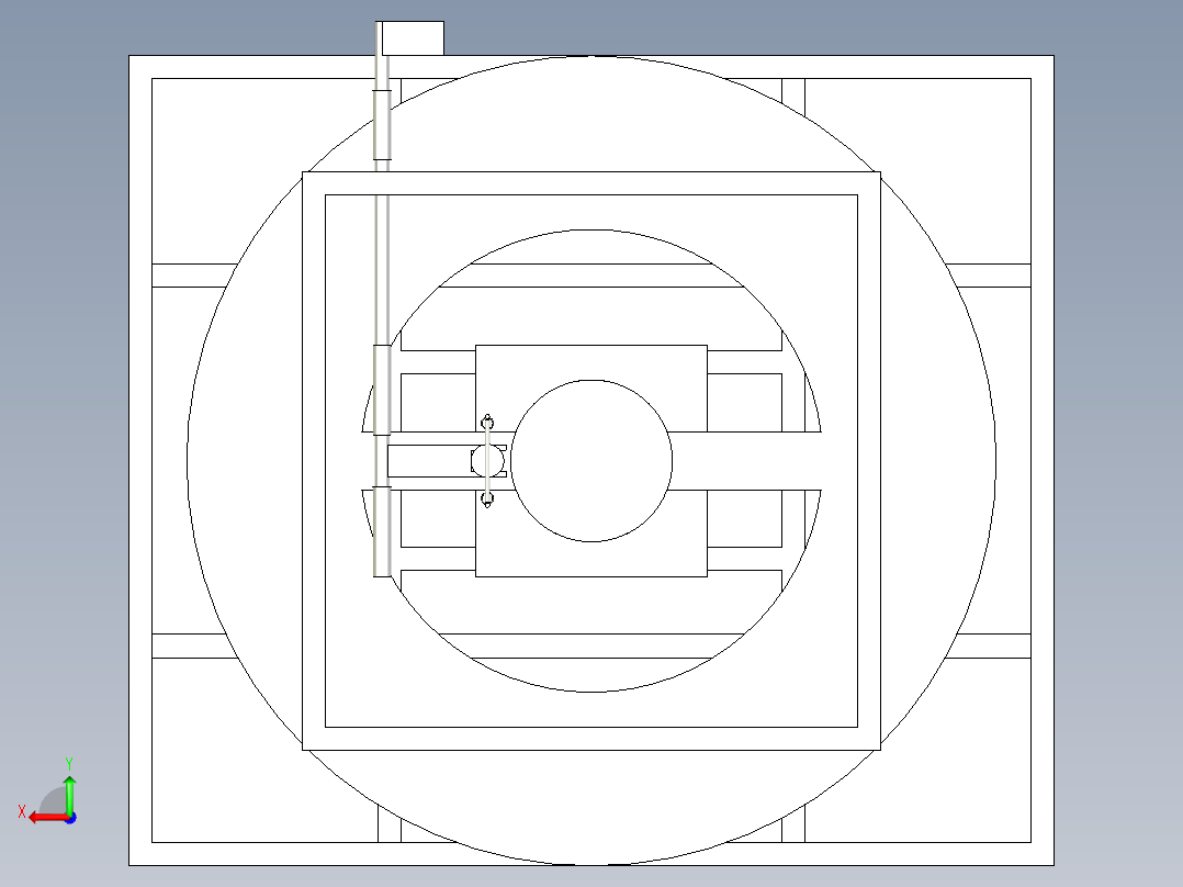 CSM旋转底盘后视图