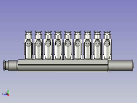 OP20-流线电磁阀组件8位FESTO右视缩略图