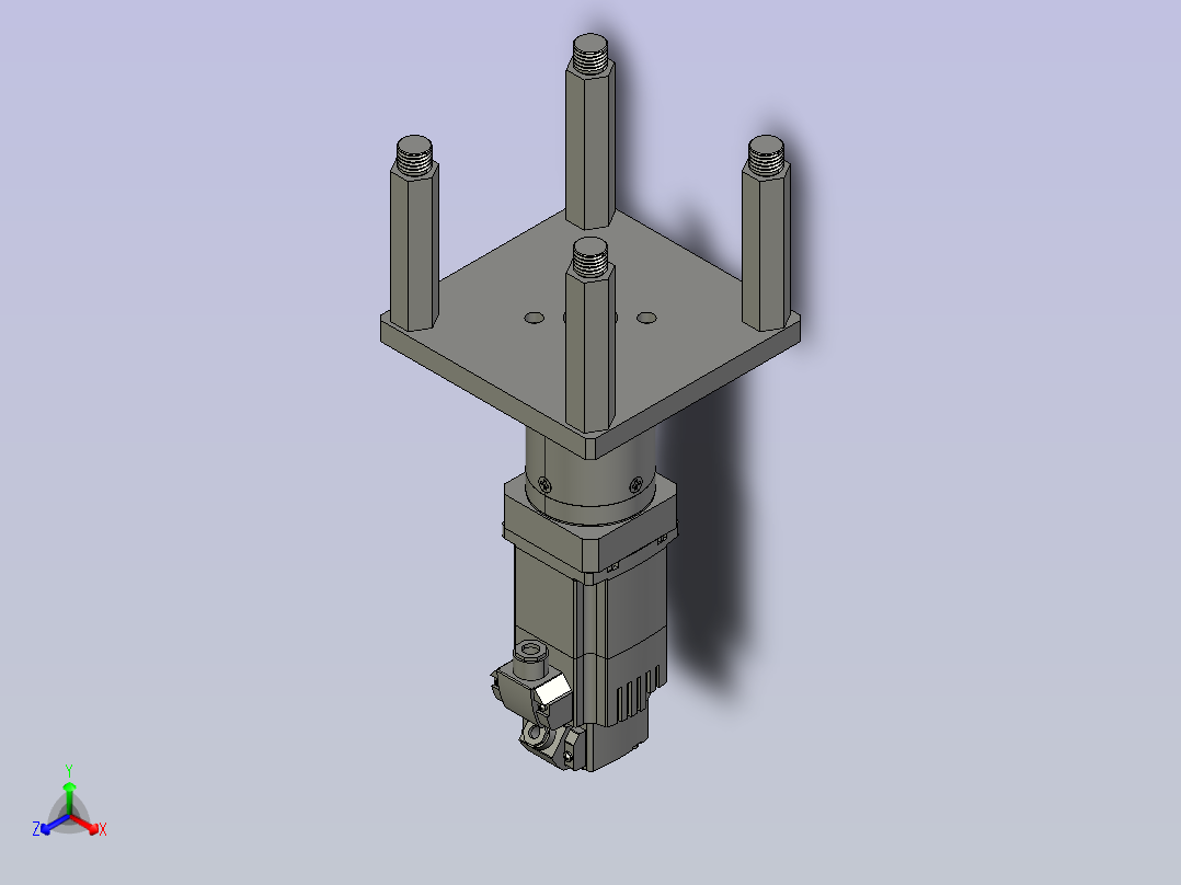 20凸轮电机减速机组装主视图