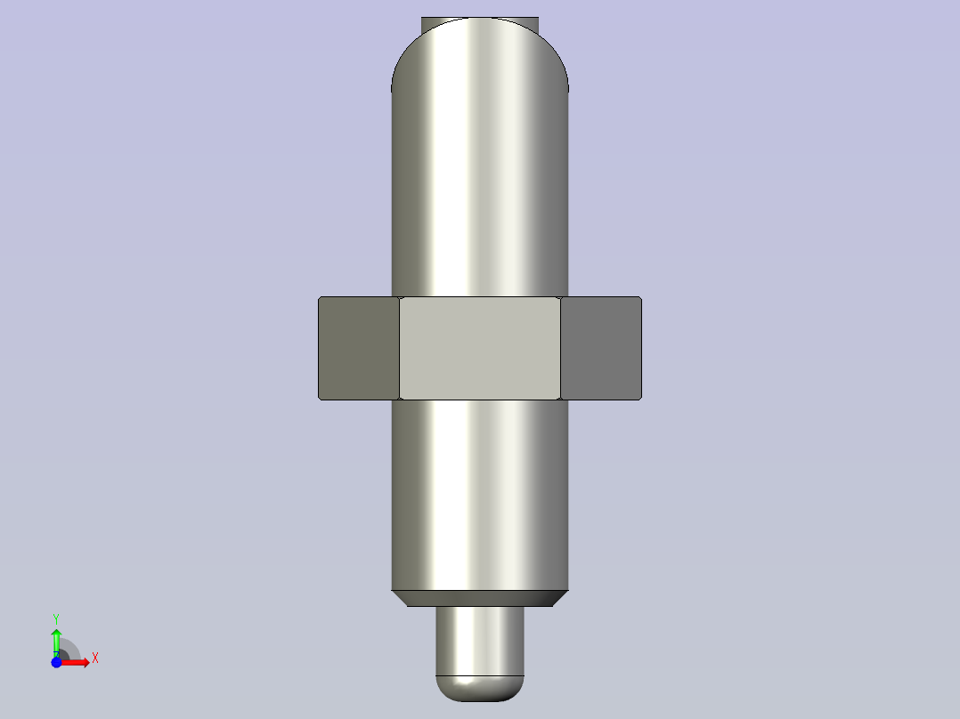 分度销ZAU21-M12前视图