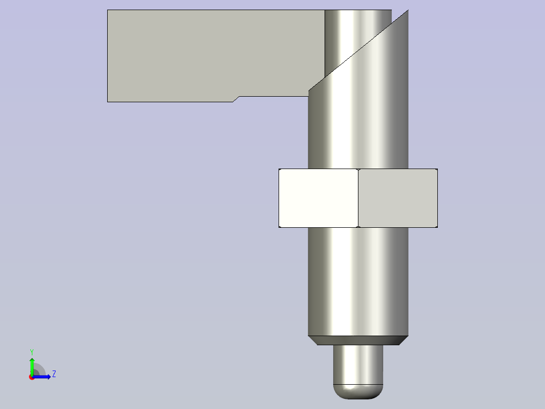 分度销ZAU21-M12左视图