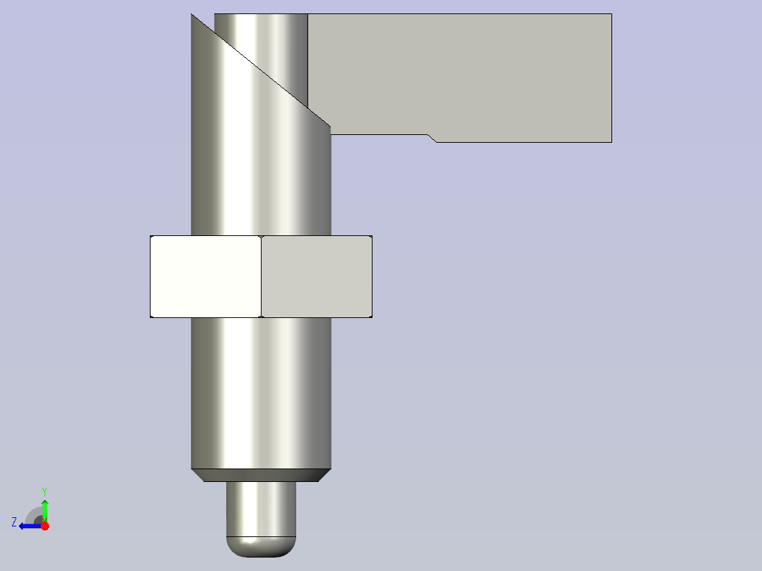 分度销ZAU21-M12右视图