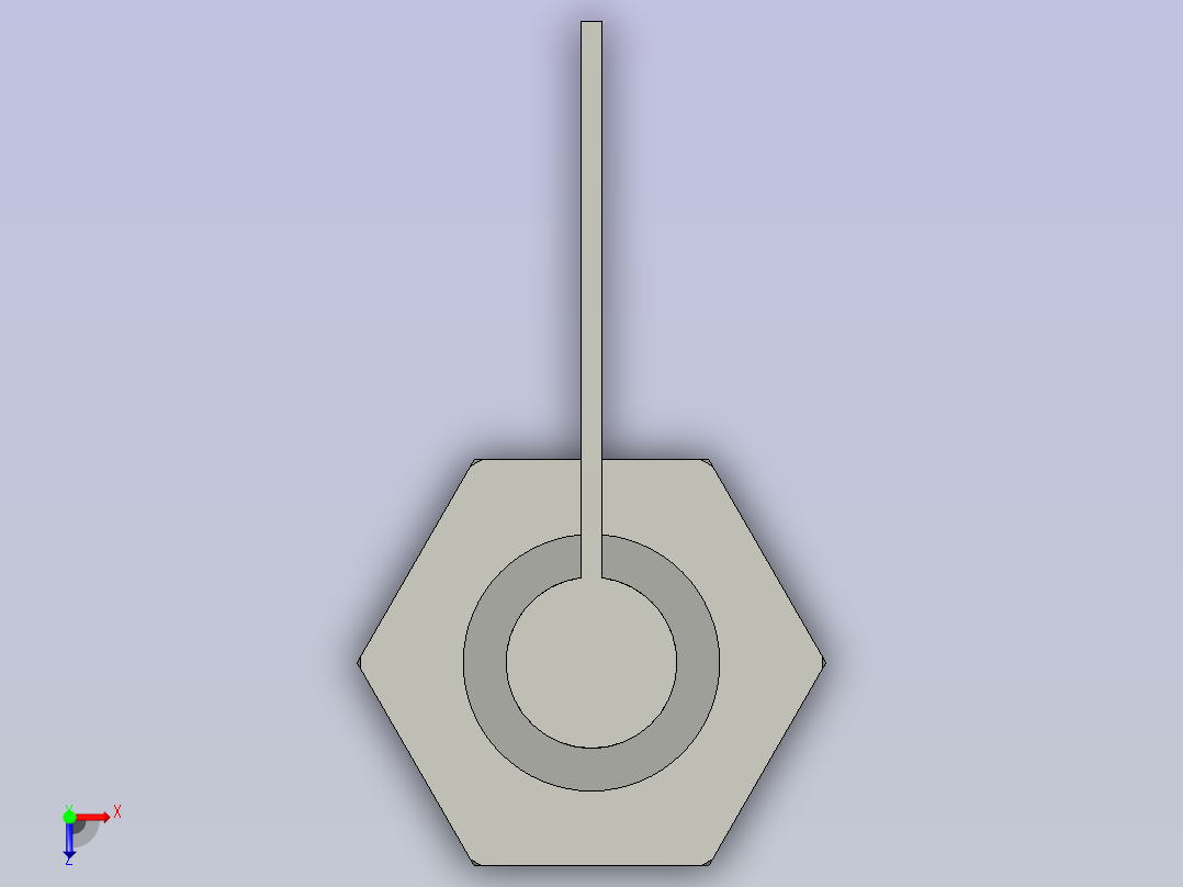 分度销ZAU21-M12俯视图