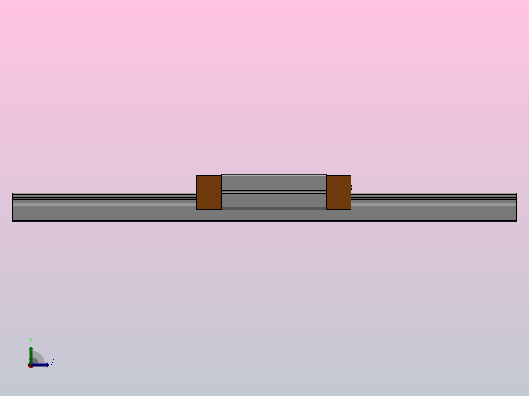 MSD-M╱LM直线导轨[MSD12ME1R150EZ0CI]左视图